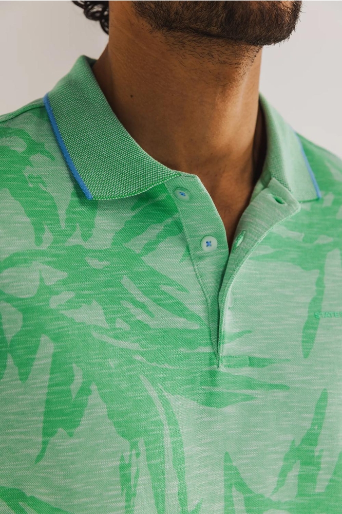 PIQUE POLO MET ALLOVER PRINT 464 15903 3111
